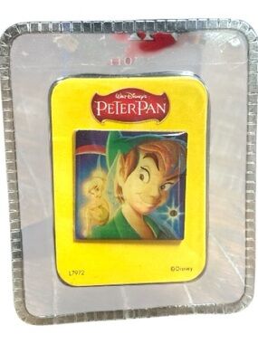 Disney Peter Pan & Tinkerbell Pin Light Up Blinking LE Badge L7972 Button